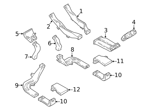 Ducts for 2020 Jaguar E-Pace #1