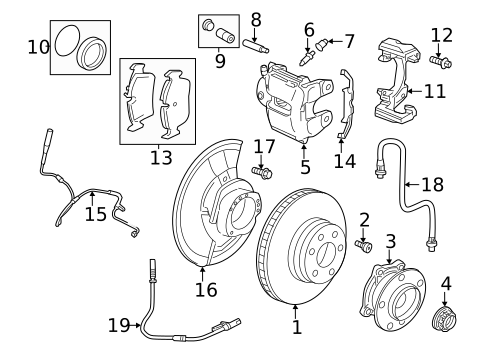 Brake Components for 2013 BMW X5 #0