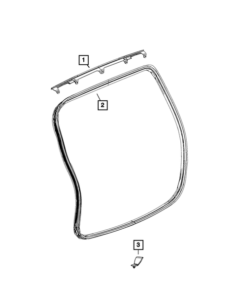 Weatherstrips and Seals for 2022 Jeep Compass #2