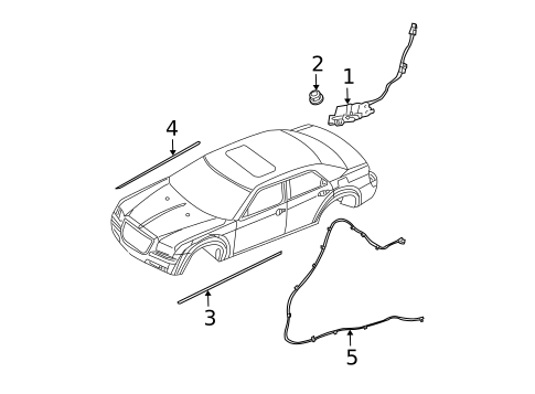 Antenna & Radio for 2007 Dodge Magnum #1