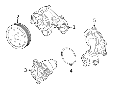 Hoses & Lines for 2021 Audi Q8 #4