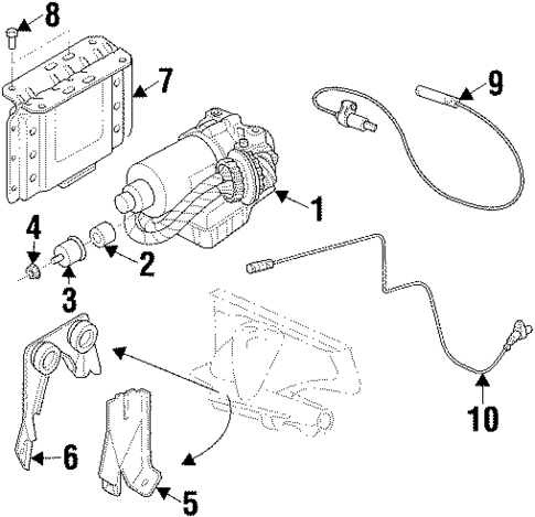ABS Components for 1998 BMW 318ti #0