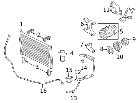 Hoses & Pipes for 2004 Buick Regal #0