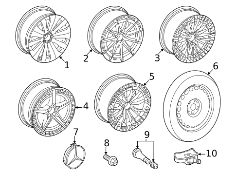 Wheels for 2022 Mercedes-Benz EQS 580 #2