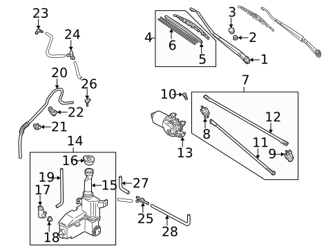 Wipers for 2001 Mazda Protege #0