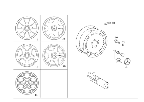 Wheels for 1997 Mercedes-Benz SL320 #0