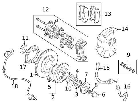 Disc Pads & Brake Shoes for 2002 Mitsubishi Montero Sport #1