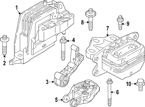 Engine & Trans Mounting for 2025 Mini Countryman #0