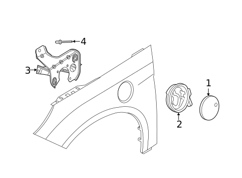 Fender & Components for 2014 Ford Focus #1