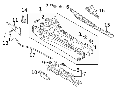 Console for 2025 Audi A6 Quattro #0