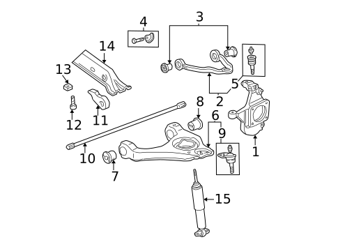 Rear Suspension for 2005 Chevrolet Suburban 1500 #5