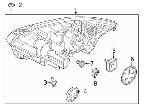 Bulbs - Chassis for 2022 Ford Transit-350 HD #1