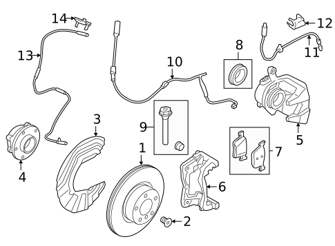 Brake Components for 2021 BMW 430i #2