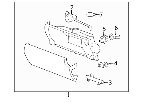 Glove Box for 2014 Jaguar XKR #0