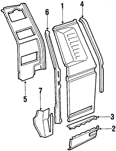 Corner Panels for 1989 Volkswagen Vanagon #0