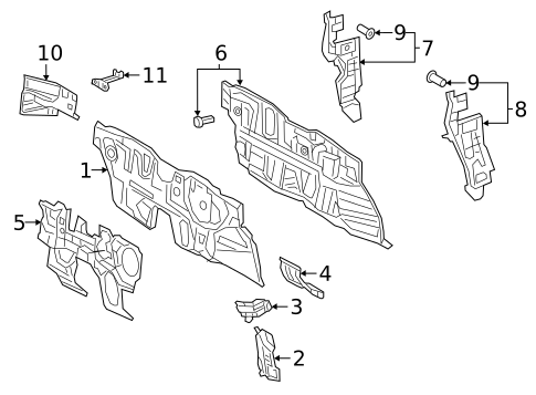 Cowl for 2020 Lexus UX200 #1