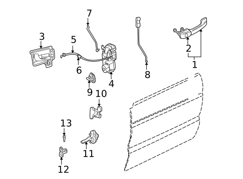 Front Door for 2002 Land Rover Discovery #1