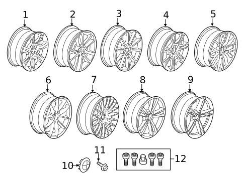 Wheels for 2019 BMW 340i GT xDrive #1