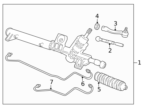 Steering Gear & Linkage for 1999 Volvo V70 #0