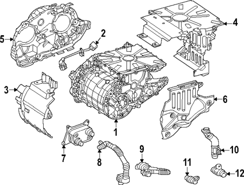 Electrical Components for 2025 Mercedes-Benz EQS 580 SUV #1