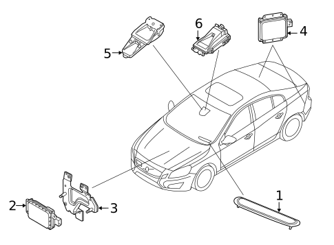 Electrical Components for 2013 Volvo XC60 #0