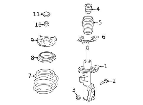 Struts & Components for 2025 Kia K5 #0