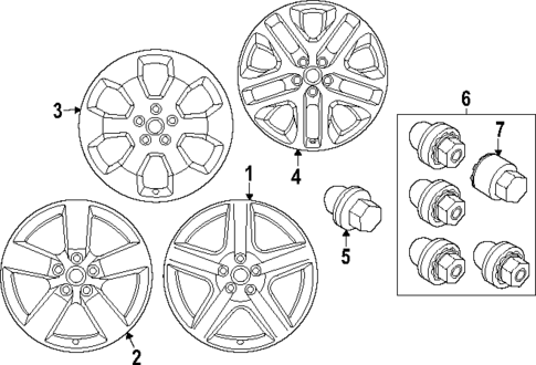 Wheels for 2020 Land Rover Defender 110 #3