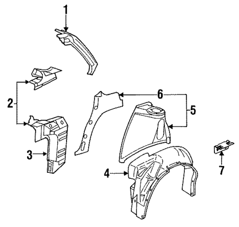 Inner Components for 1993 Saturn SL2 #0