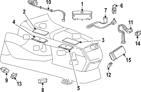 Electrical Components for 2024 Mercedes-Benz EQE AMG® #11