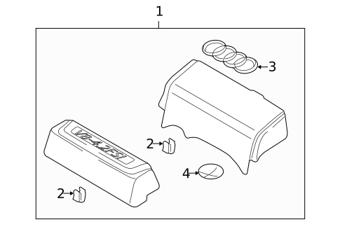 Hardware, Fasteners & Fittings for 2011 Audi A6 Quattro #1