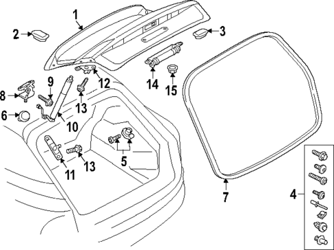 Gate & Hardware for 2024 Audi Q8 e-tron #0