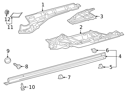 Exterior Trim - Pillars for 2023 Toyota RAV4 #1