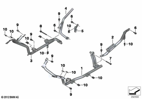 Motorcycle Trim Section, Windshield for 2019 BMW-Motorrad C 650 Sport #1