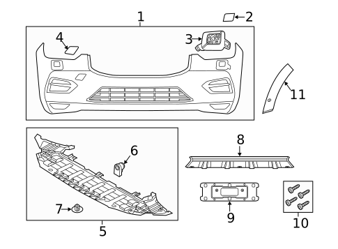 Bumper & Components - Front for 2021 Volvo XC60 #7