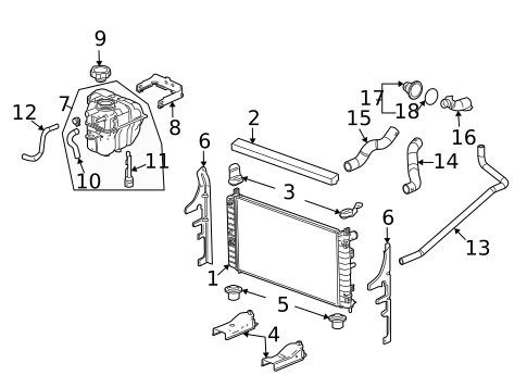 Cooling System for 1988 Pontiac 6000 #4