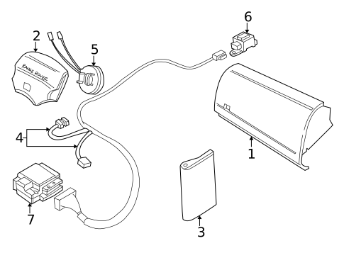 Air Bag Components for 1999 Land Rover Range Rover #0