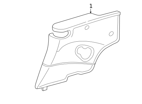 Interior Trim - Quarter Panels for 1999 Porsche 911 #1