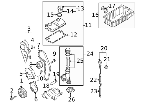 Engine Parts for 2004 Volkswagen Passat #0