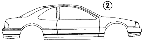 Stripe Tape for 1992 Ford Thunderbird #0