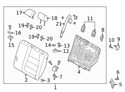 Second Row Seats for 2015 Mazda CX-5 #3