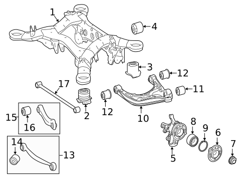 Rear Suspension for 2024 Mercedes-Benz Sprinter 2500 #2