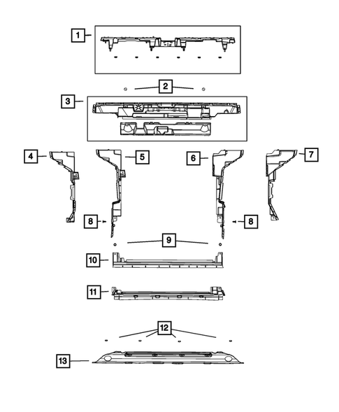 Radiator and Related Parts; Charge Air Cooler for 2025 Jeep Compass #4