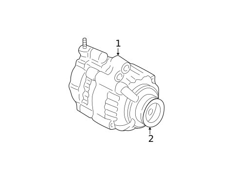 Alternator for 2002 Honda CR-V #1