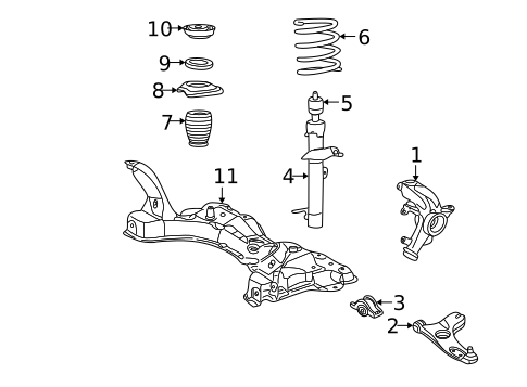 Shocks & Struts for 2007 Ford Focus #1