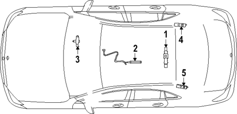 Antenna & Radio for 2022 Mercedes-Benz EQS 580 #1