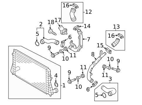 Intercooler for 2013 Volkswagen Beetle #0