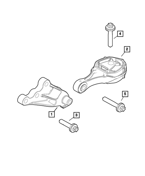 Engine Mounting for 2020 Fiat 500X #2