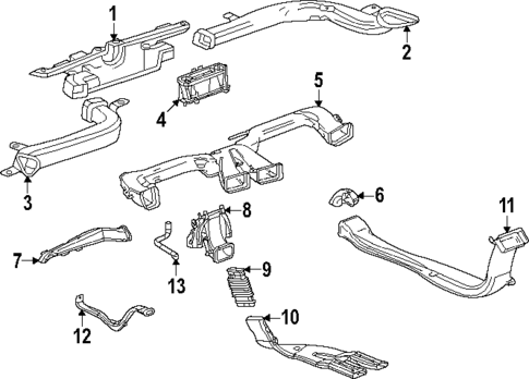Ducts for 2025 Buick Envision #0