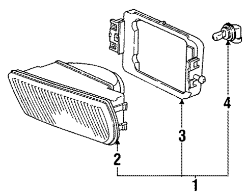 Fog Lamps for 1991 BMW 535i #0