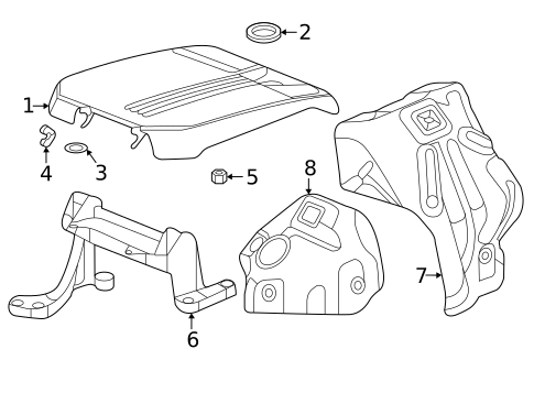 Engine Appearance Cover for 2025 Cadillac CT5 #0